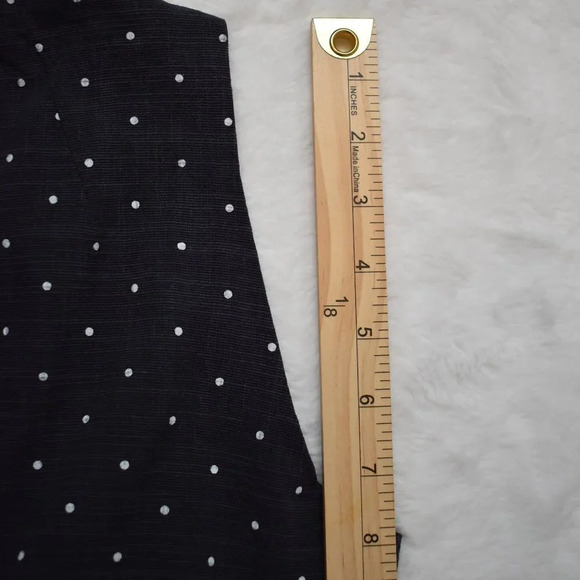 Princess Polly Polka Dot Romper Sz 8 Wide Leg Ankle Jumpsuit Gaucho Minimalist - Picture 16 of 16